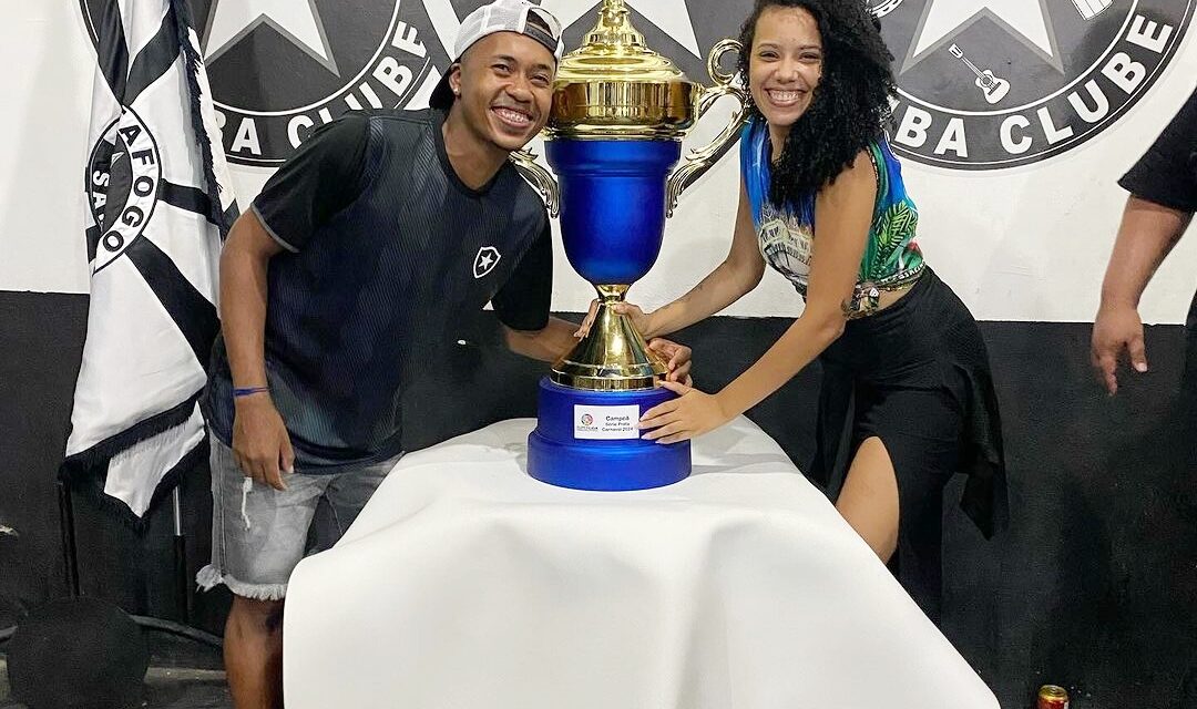Botafogo Samba Clube renova com 1º casal de mestre-sala e porta-bandeira